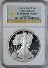2013 W Proof American Silver Eagle Early Releases NGC PF70 Ultra Cameo