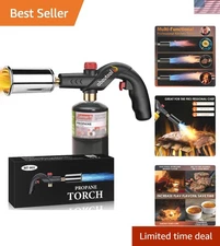 Propane Torch, Kitchen Cooking Torch with Igniter Searing Torch for Sous Vide...