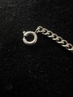 Vintage Sterling Silver Curb Chain Necklace — photo 6
