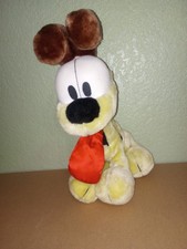 Large Vintage 80s 14.5 Inch Odie Dog Garfield Comic Stuffed Toy