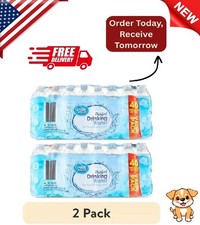 New 2 pack 16.9 Fl. Oz., Great Value Purified Drinking Water, 40 Count, Packed