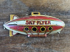 Vtg 1950’s MARX TIN LITHO SKY FLYER ZEPPELIN BLIMP AIRSHIP TIN WIND UP TOY PART