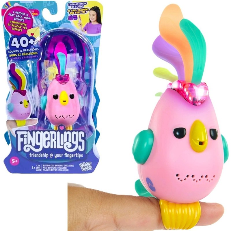 Fingerlings SWEET TWEETS BIRD Record & Play Message 40+ Sounds & Reactions ~ New