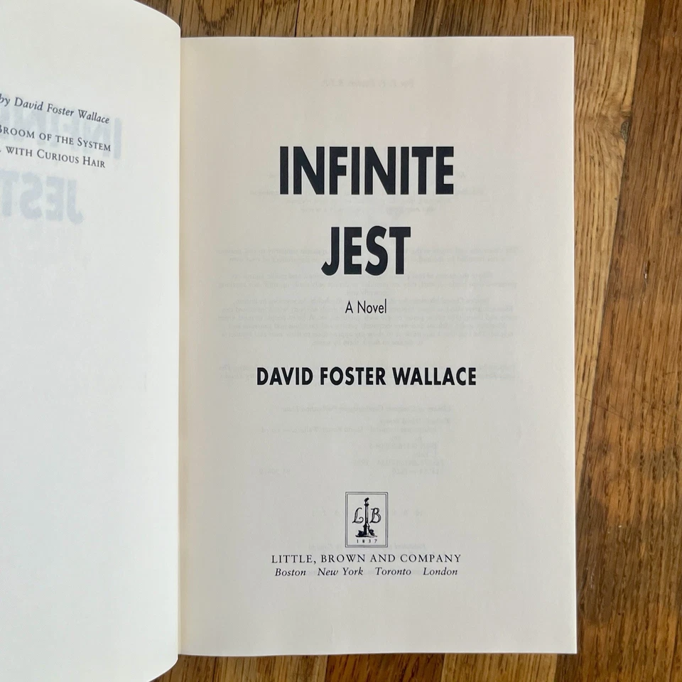 Infinite Jest by David Foster Wallace 1996 First Edition 1st Printing Hardcover - Image 3 of 4