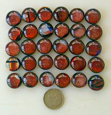 fused dichroic glass cabochon lot of 30 COE 90 hand made free shipping