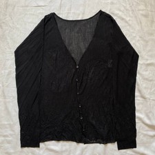 Vintage 2006 Christian Dior by John Galliano Floral Pattern Mesh Cardigan