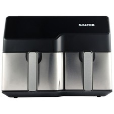 Salter Dual Air Fryer Sector XL 9L Family Size Dual NonStick Digital LED Display