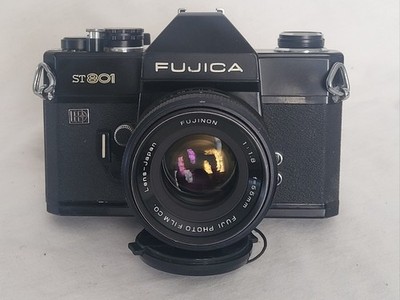【完動品】FUJICA ST801/EBC FUJINON 55mm F1.8 Fujica ST801 M42 Film Camera W/Fujinon 55mm F1.8 Lens. Ex Fully