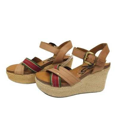 OTBT Topsail Platform Wedge Sandals 6.5 M Strappy Boho Festival Espadrille Y2K