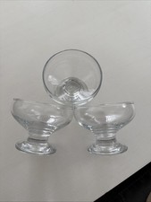 3x serving Bowls Icecream/pudding