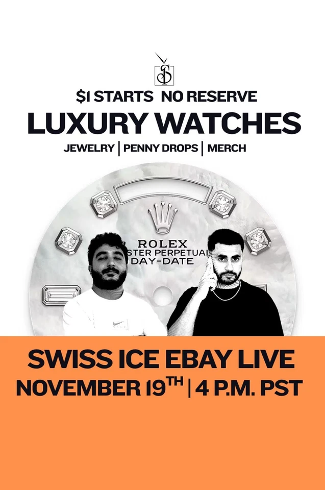 Join Now‼️ 💸 $1 LIVE WATCH AUCTION! 🔥 Rolex, Omega, Breitling NO RESERVE