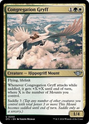 Congregation Gryff - NM Foil U : Outlaws of Thunder Junction