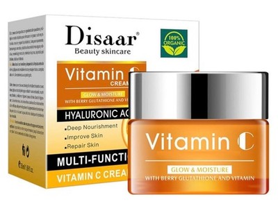 Disaar beauty skin care cream vitamine c orange