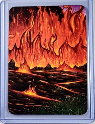 Sorcery Contested Realm TCG Alpha Ordinary Foil Wall of Fire Art