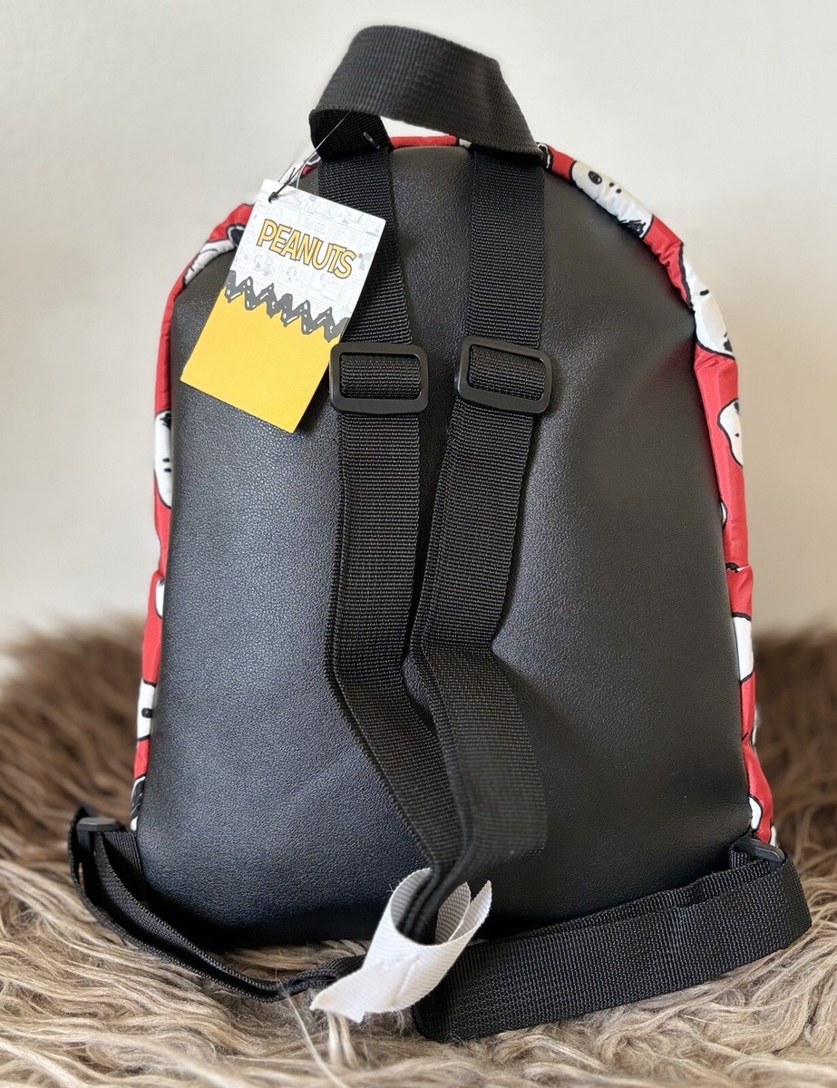 Snoopy Peanuts Backpack Bioworld Red and Black Limited  display picture 2