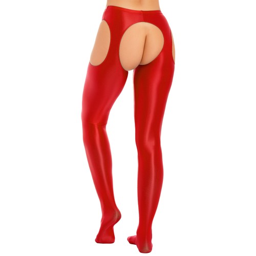 Women Lingerie Shimmery Pantyhose Sexy Tights Skinny Stockings Smooth Pants - Picture 100 of 120