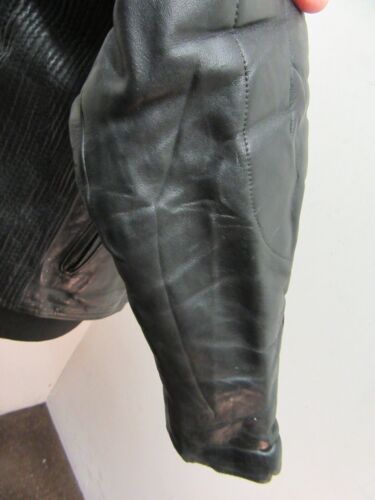VINTAGE 80'S LEATHER PERFECTO MOTORCYCLE JACKET SIZE UKS, SEGURA ? - Picture 14 of 17