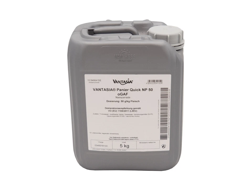 5 kg Van Hees Vantasia Panier Quick NP 50 oGAF, Nasspanade