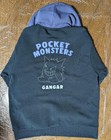 Mens XL Pokemon Gengar Black × purple hooded sweatshirt Tops New Nintendo