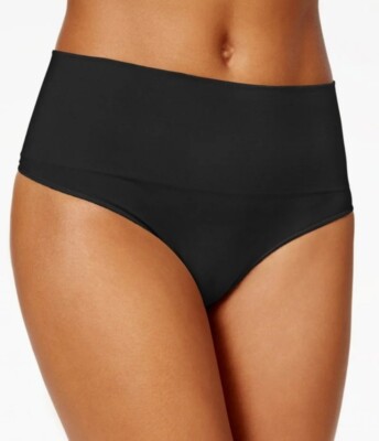 NWT Women SPANX, Everyday Shaping Panties Thong, Color Black, Size M