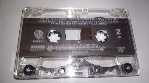 Hank Williams Jr. "America the Way I See It" Cassette Tape - Picture 3 of 5