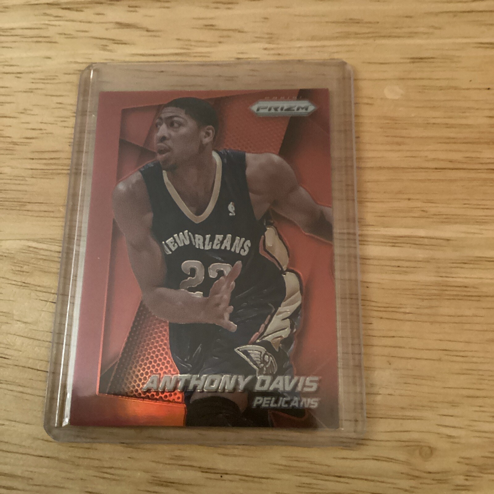 2014 Panini Red Prizm #107 Anthony Davis Pelicans  01/49