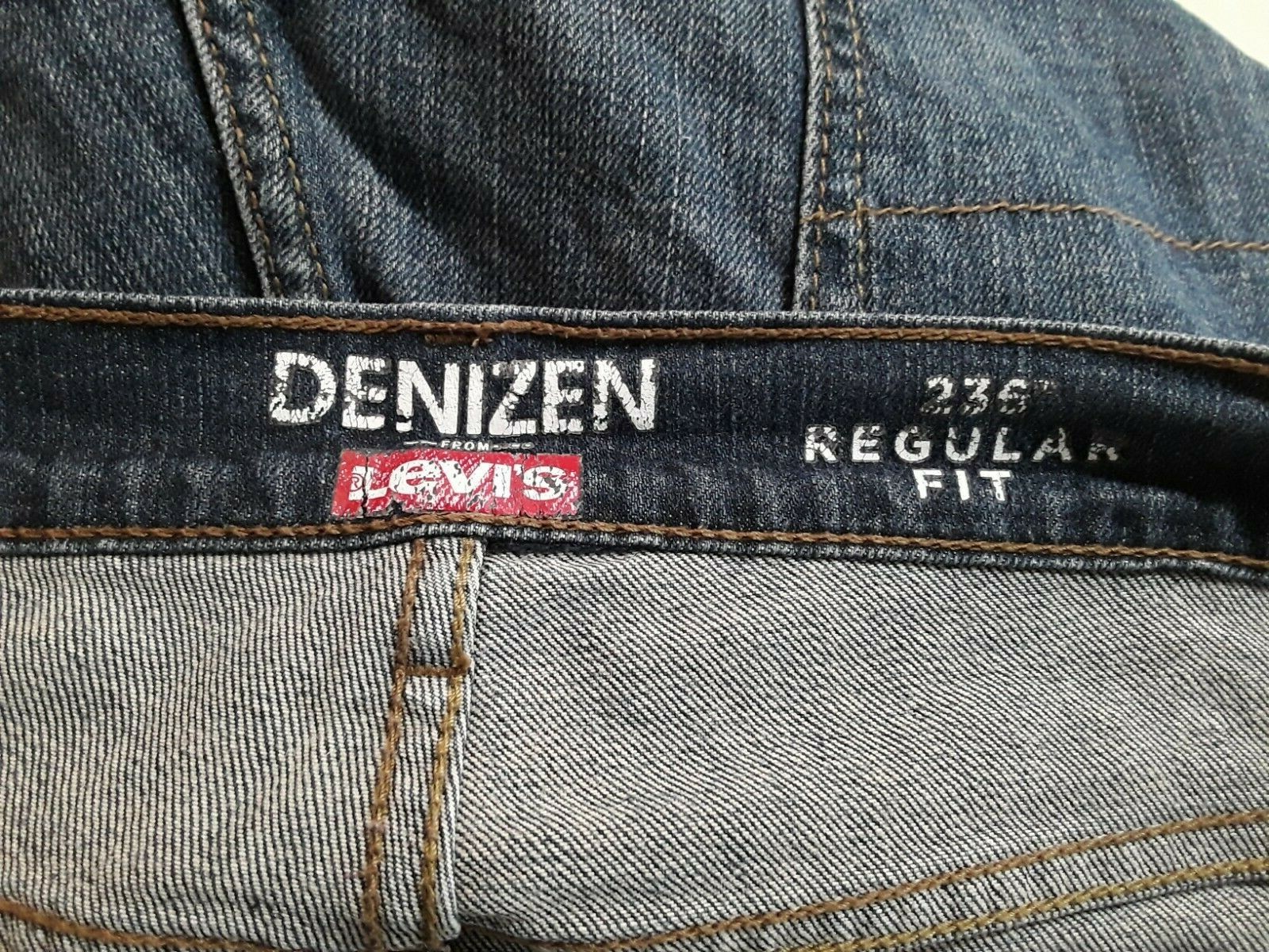 Denizen from Levi's Flex 236 Reg. Fit Jeans 38x30 Med Blue  99%Cotton/1%Elastane | eBay