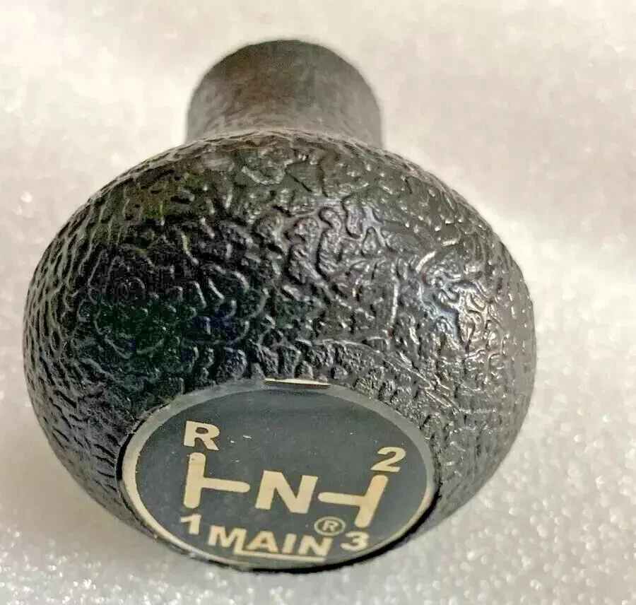 FIT FOR WILLYS CJ JEEPS 3 SPEED MODELS GEAR SHIFT SHIFTER KNOB BLACK 7MM Foto 3 de 4
