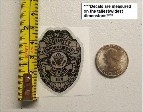 Dept of Homeland Security Reflective or Matte Vinyl Decal Sticker DHS USA - Picture 2 of 3