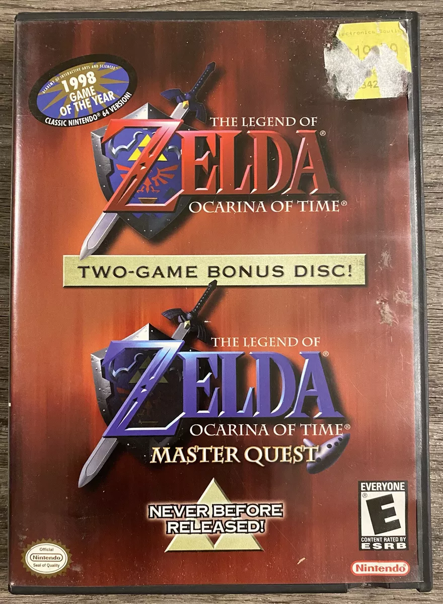 Legend of Zelda: Ocarina of Time with Master Quest - Nintendo GameCube Used  