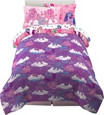 My Little Pony "Friendship  Ponies" Kids Reversible Bed Set-AB09W6BP6MW3