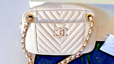 Chanel Chevron Camera Bag from 31 rue Cambon – Paris Authentic | eBay
