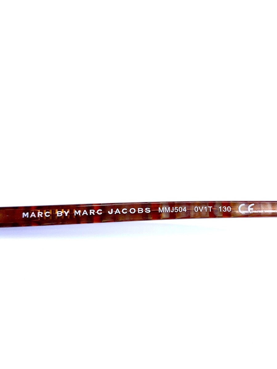 Marc Jacobs Brown Tortoise Rectangular Cat Eye Eyeglasses  display picture 2