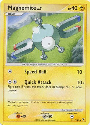 Pokemon Supreme Victors Common Card - Magnemite 111/147 - Picture 1 of 1
