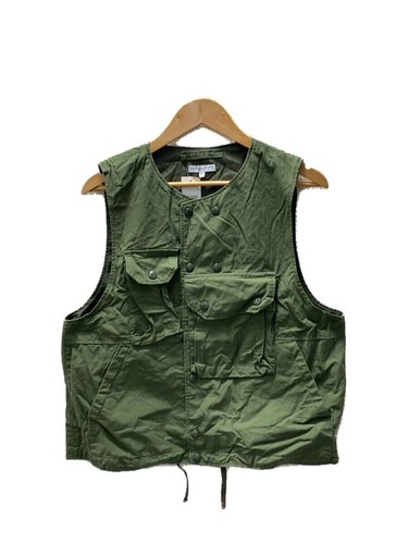 Engineered Garments Men's Vest Size S Cotton Khaki Casual Solid outer USED