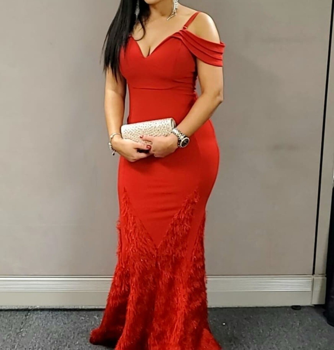 Dancing Queen Maxi Dress Red Only worn once! Evening/Christmas/New Year  Dress