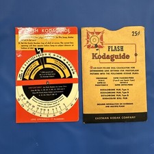 Vintage KODAK FLASH Kodaguide DIAL w/sleeve Envelope By Eastman Kodak Co.