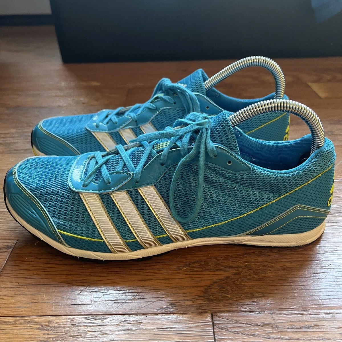 Adidas Cleats Sneakers Womens 9.5 Aqua Blue Track Cross Country Shoes G12981