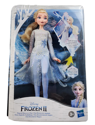 Disney Frozen II Doll Magical Discovery Elsa With Lights And Sounds Hasbro