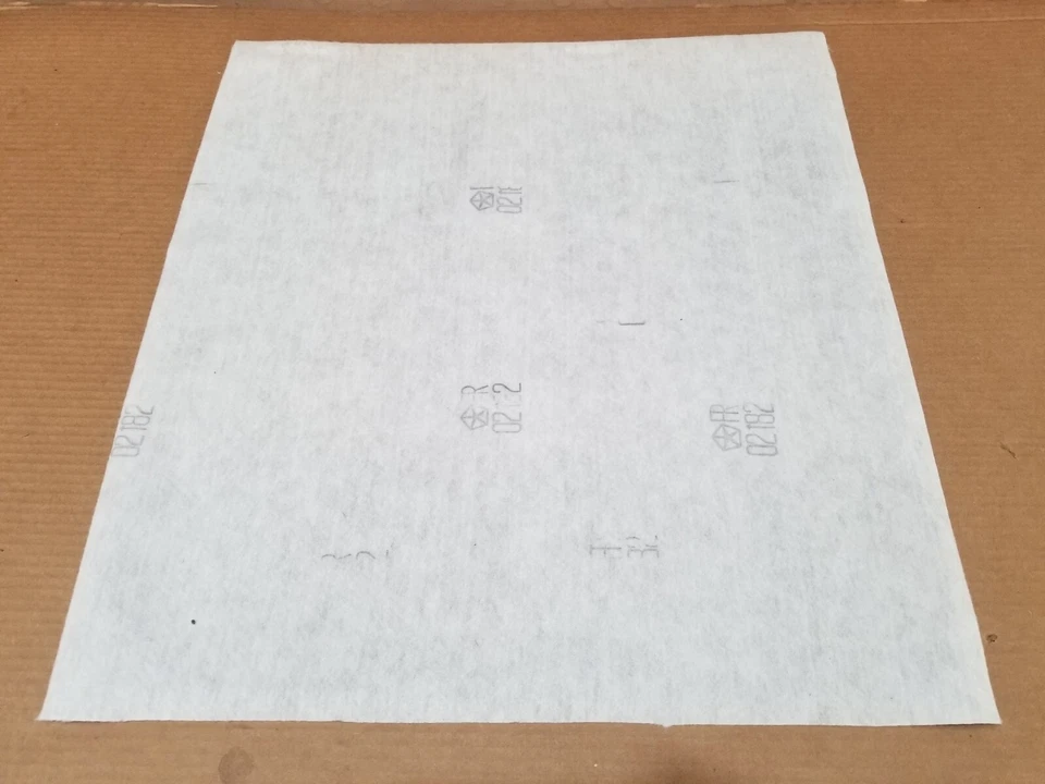 Material de reparación de tapicería de asiento de mezclilla negro original de fábrica Jeep CJ 81-86 Foto 4 de 4