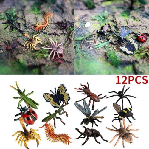 12x Plastic Insect Model Figures Toy Bugs Scorpion Bee Jungle Decor AU STOCK - Picture 2 of 14