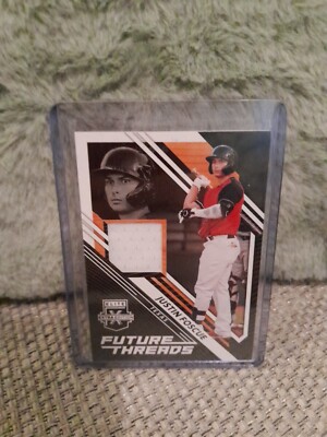 2021 Panini Elite Extra Edition Baseball Justin Foscue Relic Card