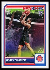 Tosan Evbuomwan RC Detroit Pistons 2023-24 Panini NBA Haunted Hoops Basketball