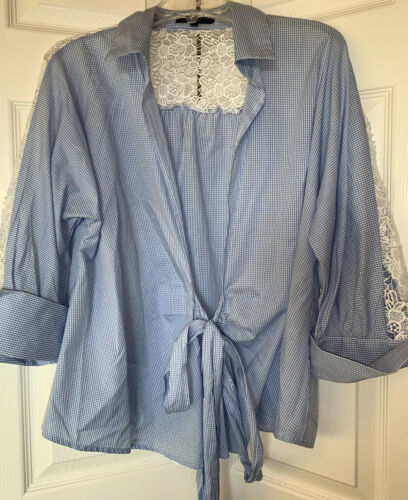Romeo + Juliet Couture Tie Top-Medium | eBay