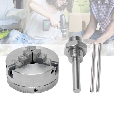 Mini Lathe Chuck Set 3 Jaw Self Centering Connecting Rod Zinc Alloy Z011 Elec...
