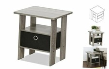 Winsome Trading Curved 1 Drawer Nightstand End Table For Sale Online Ebay