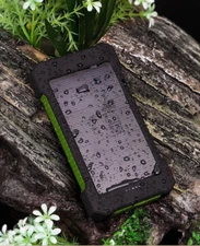 Multi Function Dual USB Solar Battery Charger Power Bank With Lamp 8000 MAh