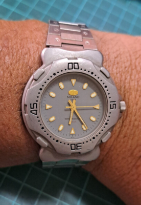 Nice Vintage Watch Quartz MAGNETI MARELLI M111 *Milano 1919* Japan