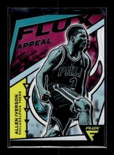 2020 Panini Flux #19 Allen Iverson Silver Prizm Flux Appeal   Mint+ New