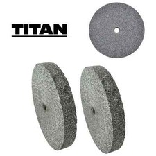 Titan Grinding Wheels Bench Grinder  60 &36 Grit 200mm x 20mm 16mm  TTB521GRB